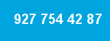927 754 42 87